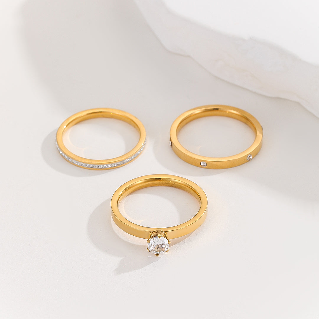 Addictivehub® Minimalist Gold Rings