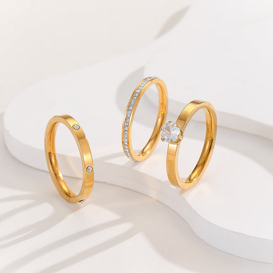 Addictivehub® Minimalist Gold Rings