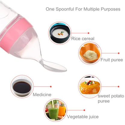 Addictivehub®   Baby Spoon Feeder | With Fruit Pacifier