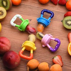 Addictivehub®   Baby Spoon Feeder | With Fruit Pacifier