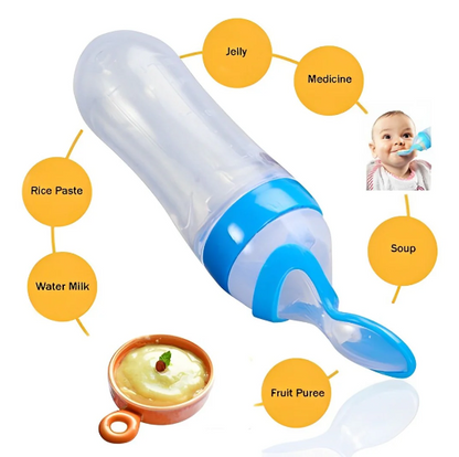 Addictivehub®   Baby Spoon Feeder | With Fruit Pacifier