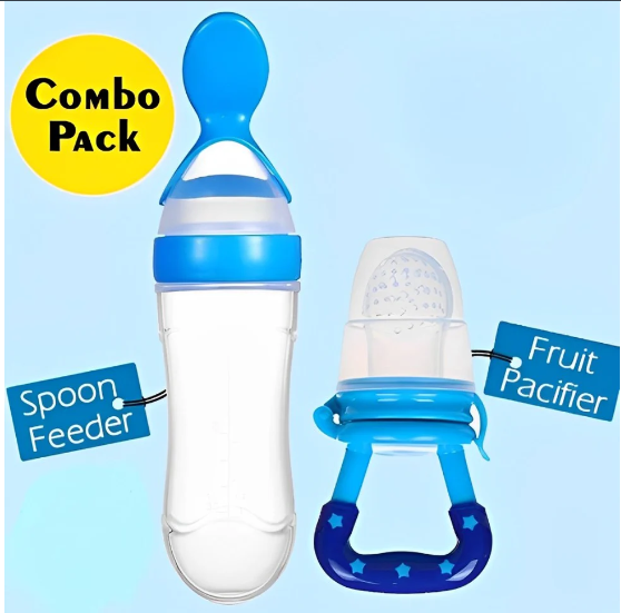 Addictivehub®   Baby Spoon Feeder | With Fruit Pacifier