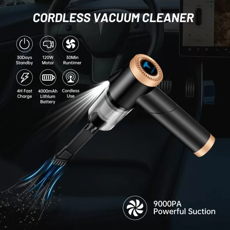 Addictivehub® multifunctional 3 in 1 Mini Handheld Car Vacuum Cleaner