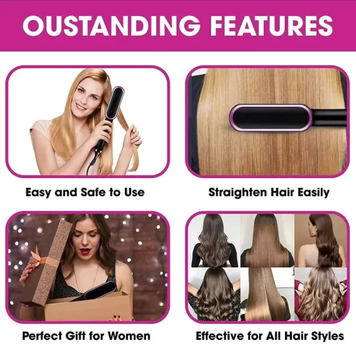 Addictivehub®   2-in-1 HAIR STRAIGHTENER COMB