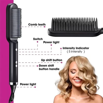 Addictivehub®   2-in-1 HAIR STRAIGHTENER COMB