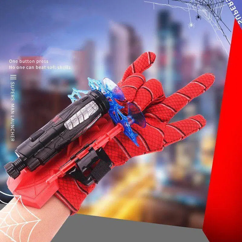 Addictivehub®   Boy's Plastic Spiderman Dart Shooter